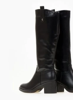 The Fashion Project Μπότες Casual με διχρωμία στο θηλάκι - Μαύρο -Κατάστημα TheFashionProject mpotes casual me dixrwmia sto thilaki 105768 rwi5