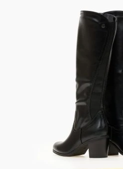 The Fashion Project Μπότες Casual με οβάλ τελείωμα - Μαύρο -Κατάστημα TheFashionProject mpotes casual me oval teleiwma 107169 veb2