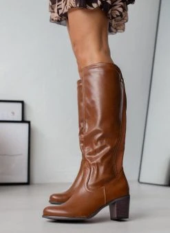 The Fashion Project Μπότες Casual με οβάλ τελείωμα - Ταμπά