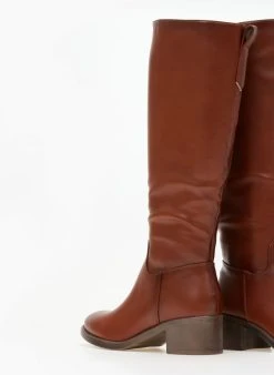 The Fashion Project Μπότες Casual με τετράγωνο τακούνι - Ταμπά -Κατάστημα TheFashionProject mpotes casual me tetragwno takouni 106266 i1km