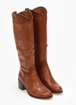 The Fashion Project Μπότες Casual με χαμηλό τακούνι - Ταμπά -Κατάστημα TheFashionProject mpotes casual me xamilo takouni 107173 4m1e