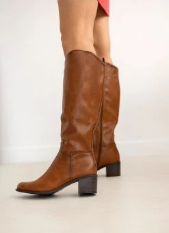 The Fashion Project Μπότες Casual με χαμηλό τακούνι - Ταμπά