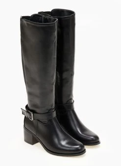 The Fashion Project Μπότες Casual με ζωνάκι - Μαύρο -Κατάστημα TheFashionProject mpotes casual me zwnaki 105744 7dhs