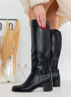 The Fashion Project Μπότες Casual με ζωνάκι - Μαύρο