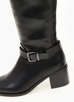 The Fashion Project Μπότες Casual με ζωνάκι - Μαύρο -Κατάστημα TheFashionProject mpotes casual me zwnaki 105744 ky33