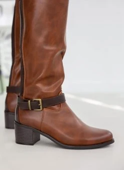 The Fashion Project Μπότες Casual με ζωνάκι - Ταμπά -Κατάστημα TheFashionProject mpotes casual me zwnaki 105745 jojk