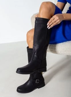 The Fashion Project Μπότες Casual με ζωνάκι - Μαύρο -Κατάστημα TheFashionProject mpotes casual me zwnaki 108210 j9t3