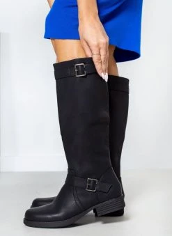 The Fashion Project Μπότες Casual με ζωνάκι - Μαύρο