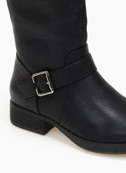 The Fashion Project Μπότες Casual με ζωνάκι - Μαύρο -Κατάστημα TheFashionProject mpotes casual me zwnaki 108210 pfby