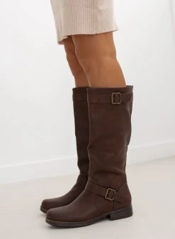 The Fashion Project Μπότες Casual με ζωνάκι - Καφέ