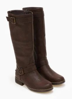 The Fashion Project Μπότες Casual με ζωνάκι - Καφέ -Κατάστημα TheFashionProject mpotes casual me zwnaki 108211 ji8c