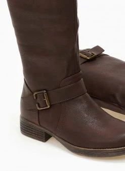 The Fashion Project Μπότες Casual με ζωνάκι - Καφέ -Κατάστημα TheFashionProject mpotes casual me zwnaki 108211 kn6l