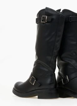 The Fashion Project Μπότες Casual με ζωνάκια - Μαύρο -Κατάστημα TheFashionProject mpotes casual me zwnakia 106248 b8hu