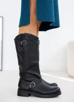 The Fashion Project Μπότες Casual με ζωνάκια - Μαύρο