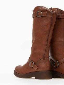 The Fashion Project Μπότες Casual με ζωνάκια - Ταμπά -Κατάστημα TheFashionProject mpotes casual me zwnakia 106249 ooiu