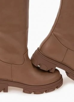 The Fashion Project Μπότες Chunky χωρίς φερμουάρ - Πούρο -Κατάστημα TheFashionProject mpotes chynky xwris fermouar 98346 nktz