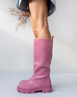 The Fashion Project Μπότες Chunky χωρίς φερμουάρ - Ροζ -Κατάστημα TheFashionProject mpotes chynky xwris fermouar 98347 6a72