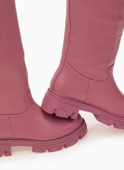 The Fashion Project Μπότες Chunky χωρίς φερμουάρ - Ροζ -Κατάστημα TheFashionProject mpotes chynky xwris fermouar 98347 kvyv