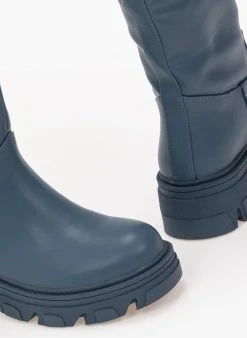 The Fashion Project Μπότες Chunky χωρίς φερμουάρ - Ραφ -Κατάστημα TheFashionProject mpotes chynky xwris fermouar 98348 k4kd