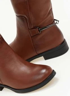 The Fashion Project Μπότες ιππασίας με μεταλλικό διακοσμητικό - Ταμπά 11 The Fashion Project Μπότες ιππασίας με μεταλλικό διακοσμητικό - Ταμπά -Κατάστημα TheFashionProject mpotes flat me metalliko diakosmitiko stoixeio 106253 9udl