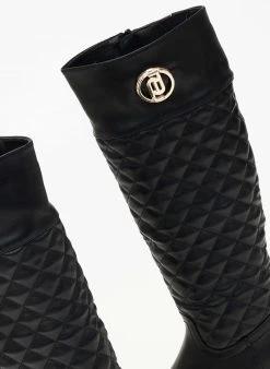 The Fashion Project Μπότες ιππασίας καπιτονέ - Μαύρο -Κατάστημα TheFashionProject mpotes ippasias kapitone 106664 6p5g