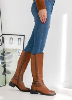 The Fashion Project Μπότες ιππασίας με διπλό ζωνάκι - Ταμπά -Κατάστημα TheFashionProject mpotes ippasias me diplo zwnaki 107945 s8du