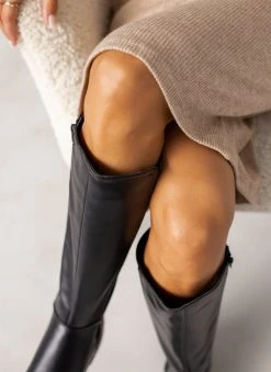 The Fashion Project Μπότες ιππασίας με λάστιχο - Μαύρο -Κατάστημα TheFashionProject mpotes ippasias me lastixo 108862 c9d8