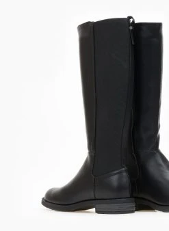 The Fashion Project Μπότες ιππασίας με λάστιχο - Μαύρο -Κατάστημα TheFashionProject mpotes ippasias me lastixo 108862 euud