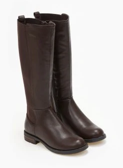The Fashion Project Μπότες ιππασίας με λάστιχο - Καφέ -Κατάστημα TheFashionProject mpotes ippasias me lastixo 108863 av79
