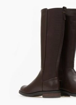 The Fashion Project Μπότες ιππασίας με λάστιχο - Καφέ -Κατάστημα TheFashionProject mpotes ippasias me lastixo 108863 tddr