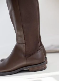 The Fashion Project Μπότες ιππασίας με λάστιχο - Καφέ -Κατάστημα TheFashionProject mpotes ippasias me lastixo 108863 xky8