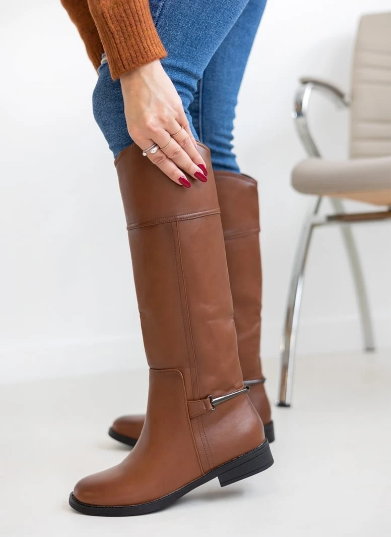 The Fashion Project Μπότες ιππασίας με μεταλλικό διακοσμητικό - Ταμπά 3 The Fashion Project Μπότες ιππασίας με μεταλλικό διακοσμητικό - Ταμπά