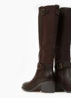 The Fashion Project Μπότες ιππασίας με ζωνάκι - Καφέ -Κατάστημα TheFashionProject mpotes ippasias me zwnaki 108723 j2cj