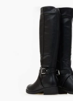 The Fashion Project Μπότες ιππασίας με ζωνάκι - Μαύρο -Κατάστημα TheFashionProject mpotes ippasias me zwnaki 108859 lh7l