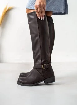 The Fashion Project Μπότες ιππασίας με ζωνάκι - Καφέ -Κατάστημα TheFashionProject mpotes ippasias me zwnaki 108860 vgts