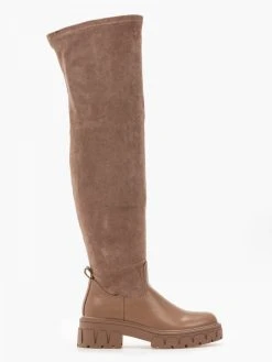 The Fashion Project Μπότες πάνω από το γόνατο με Chunky σόλα - Πούρο -Κατάστημα TheFashionProject mpotes isies panw apo to gonato 98367 2ct8