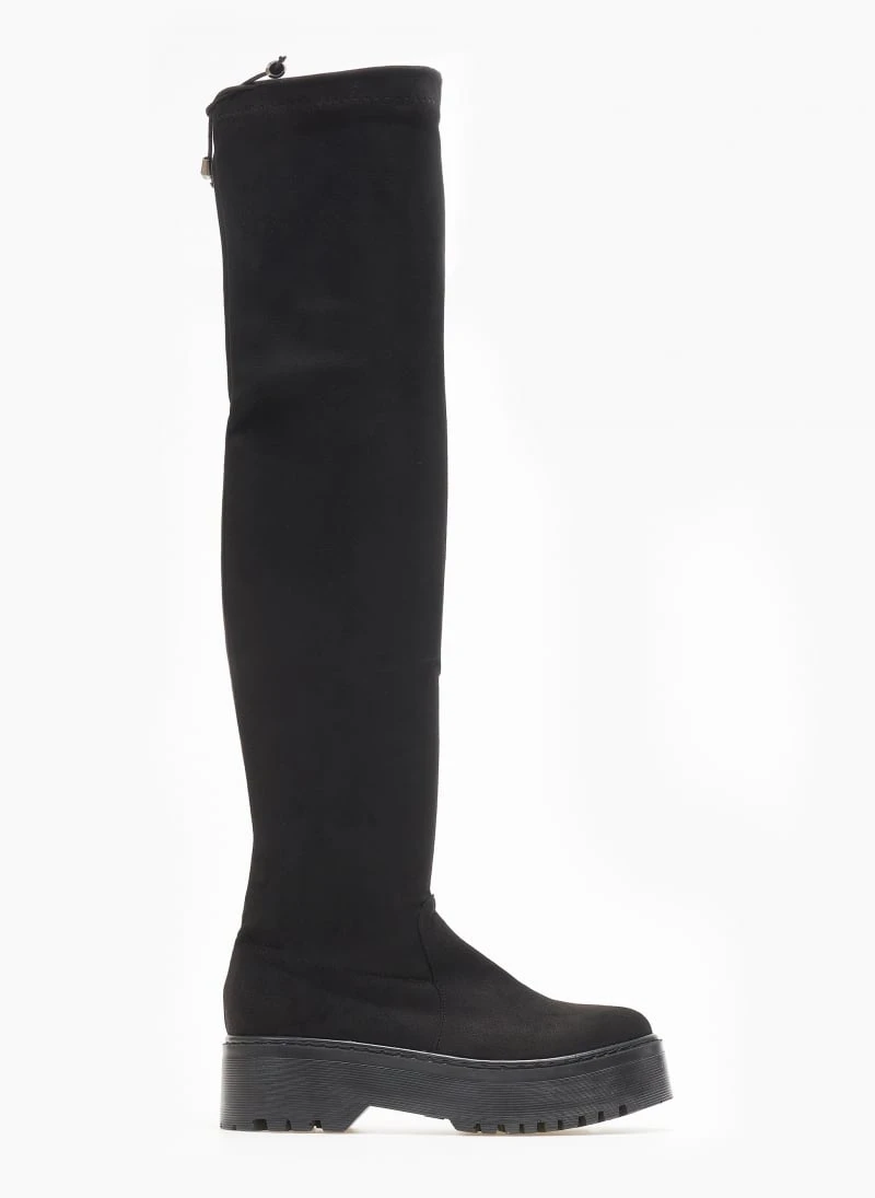 The Fashion Project Μπότες κάλτσα με Flatform σόλα - Μαύρο 4 The Fashion Project Μπότες κάλτσα με Flatform σόλα - Μαύρο - Image 2