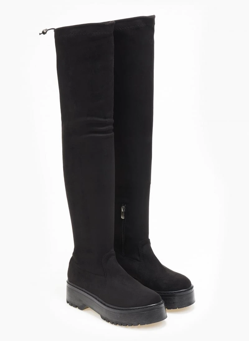 The Fashion Project Μπότες κάλτσα με Flatform σόλα - Μαύρο 5 The Fashion Project Μπότες κάλτσα με Flatform σόλα - Μαύρο - Image 3