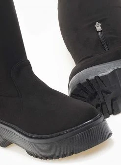 The Fashion Project Μπότες κάλτσα με Flatform σόλα - Μαύρο 13 The Fashion Project Μπότες κάλτσα με Flatform σόλα - Μαύρο -Κατάστημα TheFashionProject mpotes kaltsa me flatform sola 109503 nvmk