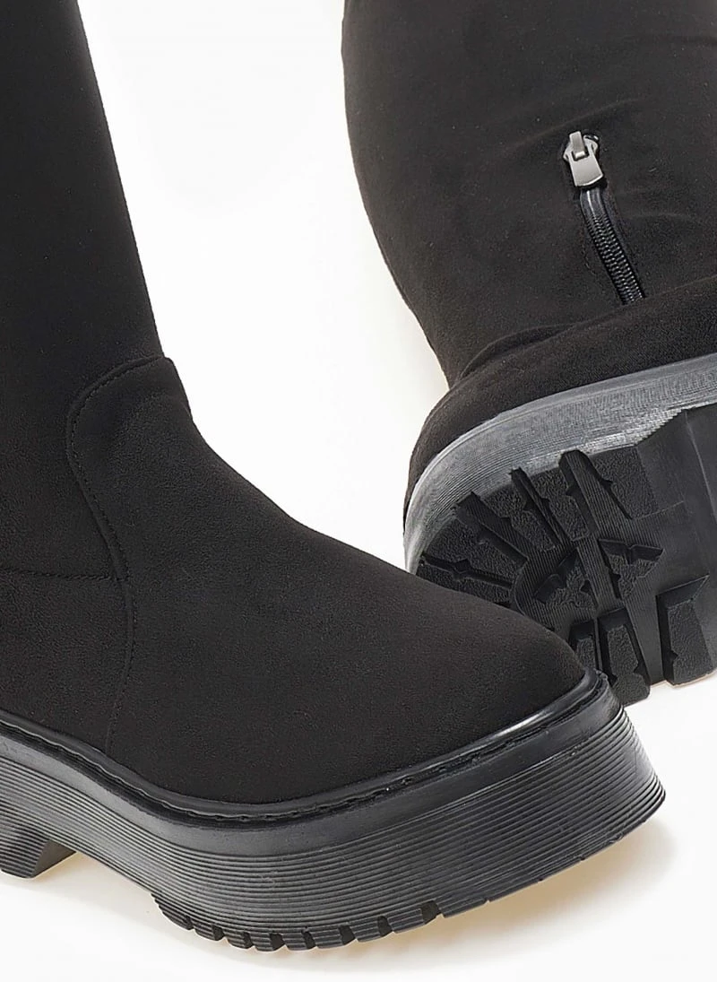 The Fashion Project Μπότες κάλτσα με Flatform σόλα - Μαύρο 7 The Fashion Project Μπότες κάλτσα με Flatform σόλα - Μαύρο - Image 5