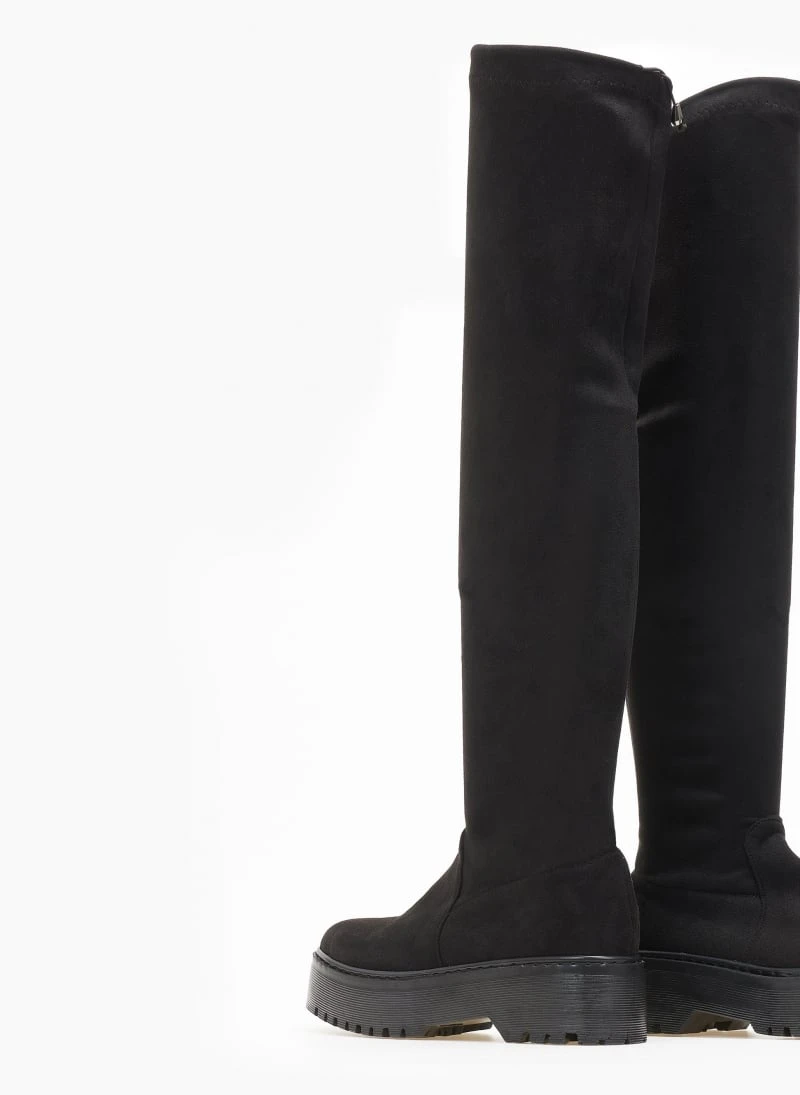 The Fashion Project Μπότες κάλτσα με Flatform σόλα - Μαύρο 8 The Fashion Project Μπότες κάλτσα με Flatform σόλα - Μαύρο - Image 6