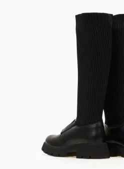 The Fashion Project Μπότες κάλτσα με τρακτερωτή σόλα - Μαύρο -Κατάστημα TheFashionProject mpotes kaltsa me trakterwti sola 107278 jyr7
