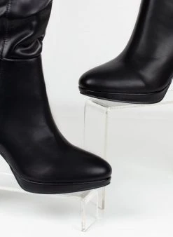 The Fashion Project Μπότες με λεπτή φιάπα - Μαύρο 14 The Fashion Project Μπότες με λεπτή φιάπα - Μαύρο -Κατάστημα TheFashionProject mpotes me lepti fiapa 109649 2cxz