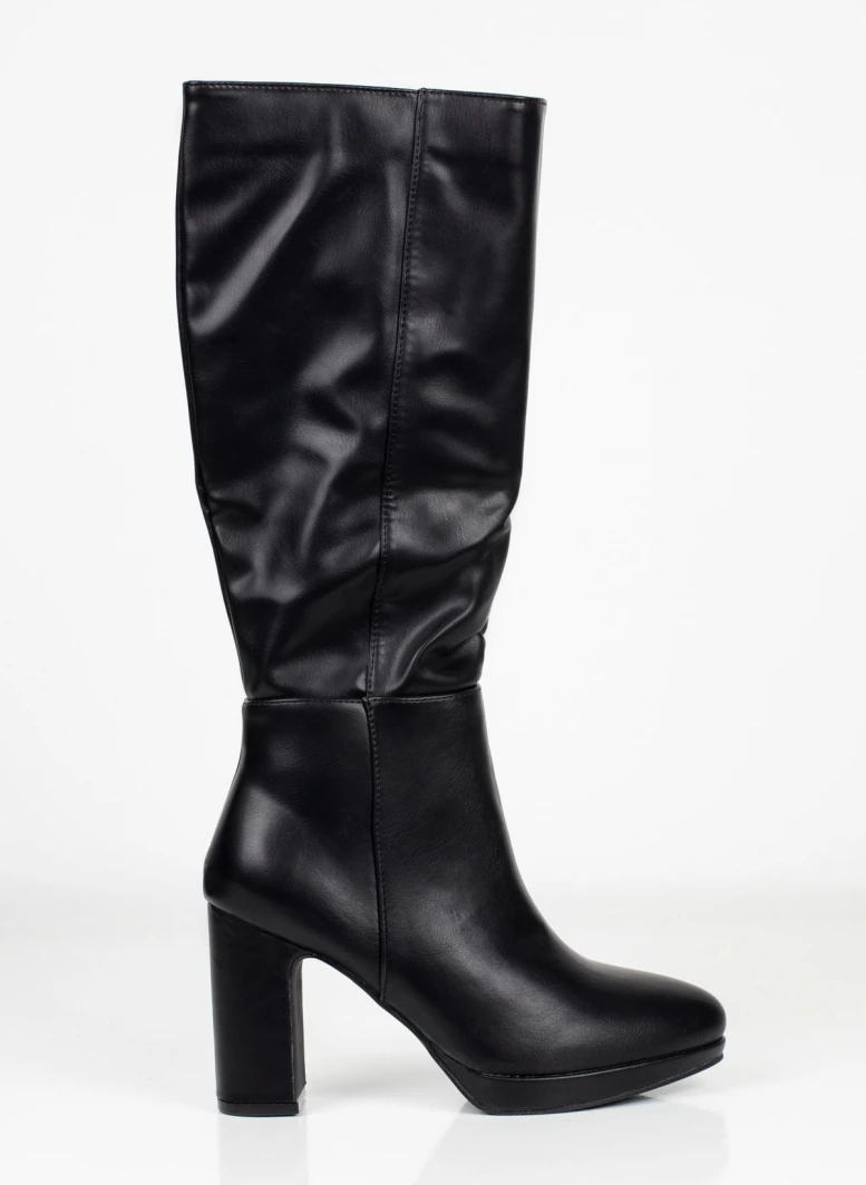 The Fashion Project Μπότες με λεπτή φιάπα - Μαύρο 4 The Fashion Project Μπότες με λεπτή φιάπα - Μαύρο - Image 2