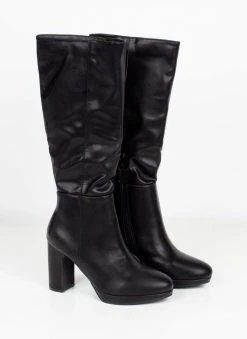 The Fashion Project Μπότες με λεπτή φιάπα - Μαύρο 13 The Fashion Project Μπότες με λεπτή φιάπα - Μαύρο -Κατάστημα TheFashionProject mpotes me lepti fiapa 109649 ds89