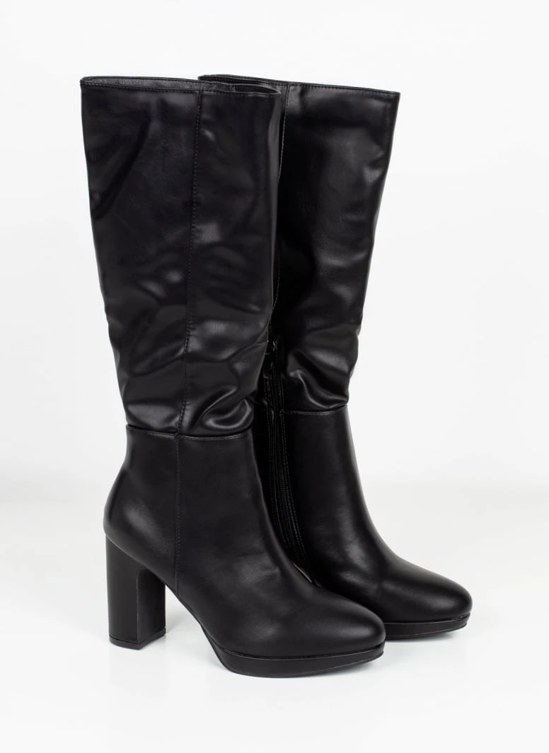 The Fashion Project Μπότες με λεπτή φιάπα - Μαύρο 7 The Fashion Project Μπότες με λεπτή φιάπα - Μαύρο - Image 5