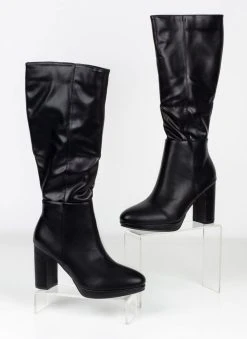 The Fashion Project Μπότες με λεπτή φιάπα - Μαύρο 11 The Fashion Project Μπότες με λεπτή φιάπα - Μαύρο -Κατάστημα TheFashionProject mpotes me lepti fiapa 109649 scx5