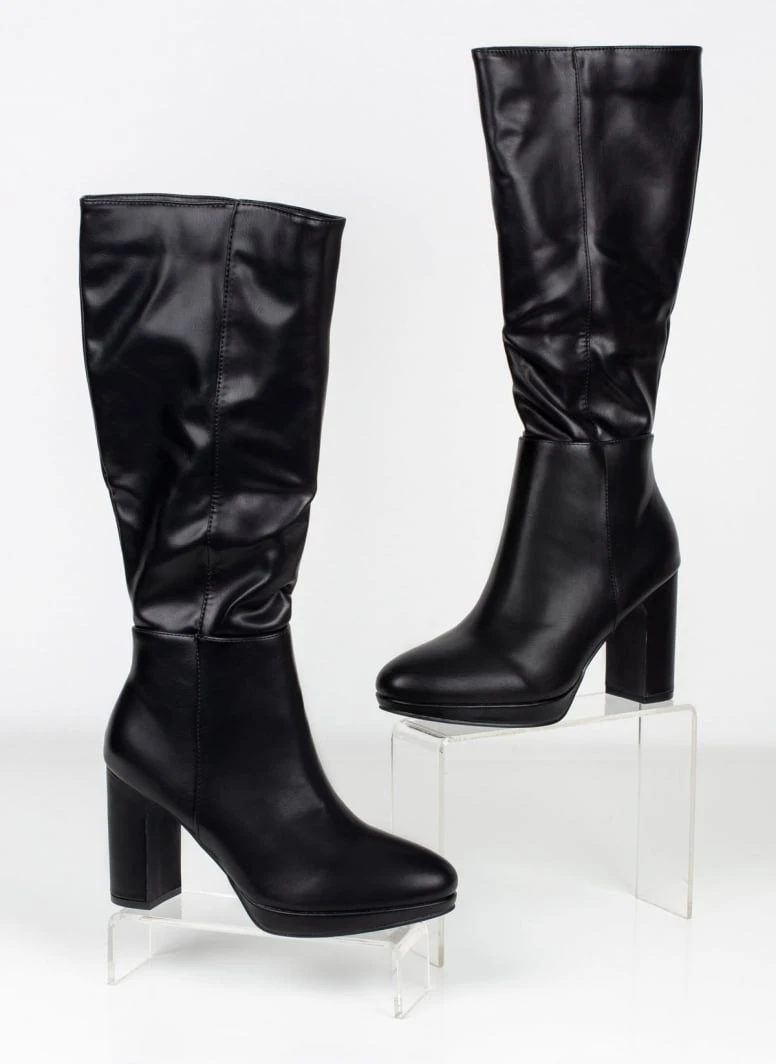 The Fashion Project Μπότες με λεπτή φιάπα - Μαύρο 5 The Fashion Project Μπότες με λεπτή φιάπα - Μαύρο - Image 3