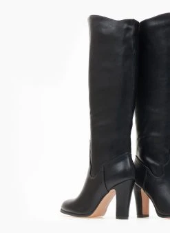 The Fashion Project Μπότες με λοξό τελείωμα - Μαύρο -Κατάστημα TheFashionProject mpotes me lokso teleiwma 109450 g6ak