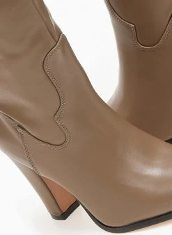 The Fashion Project Μπότες με λοξό τελείωμα - Τάουπε -Κατάστημα TheFashionProject mpotes me lokso teleiwma 109451 nehk